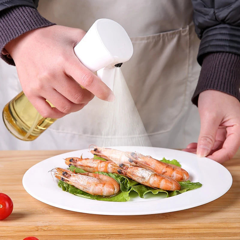 Transparent Kitchen Oil Spray Bottle