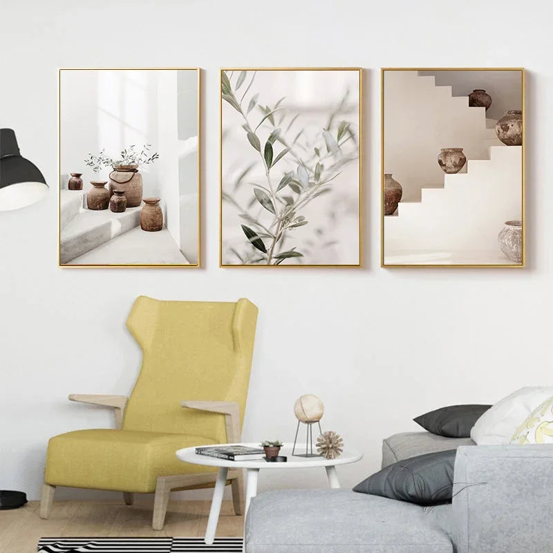Bohemian Classic Vase Still Life Wall Art Canvas