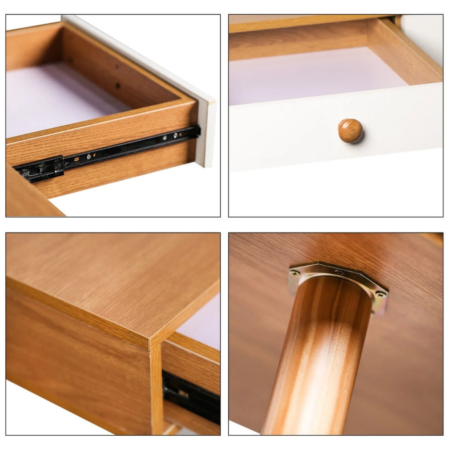 US Portable Computer Desk with Drawers