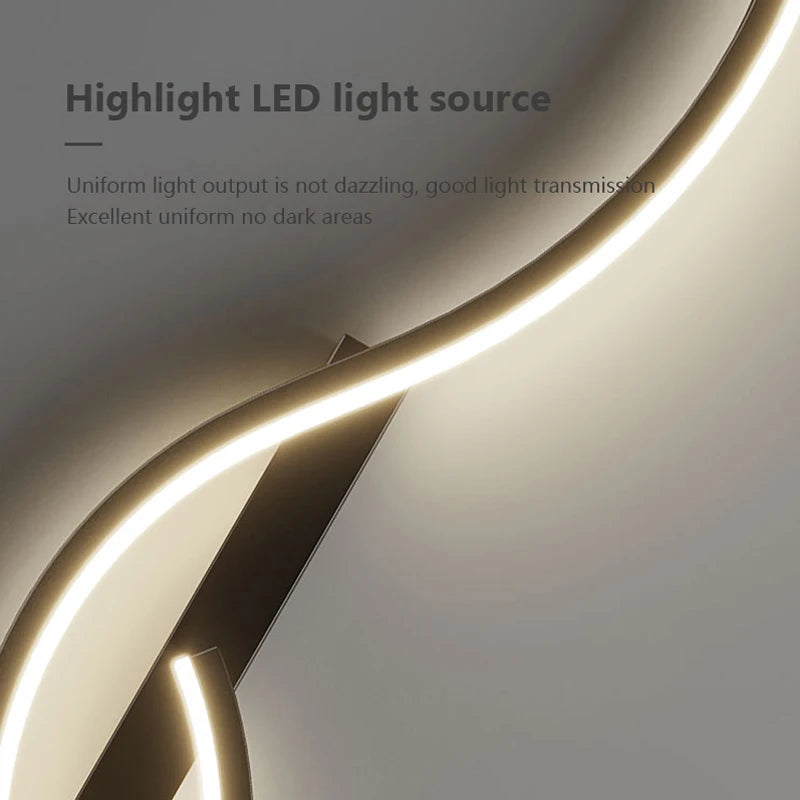 Minimalist Bedside Long Strip Wall Sconces Lamp