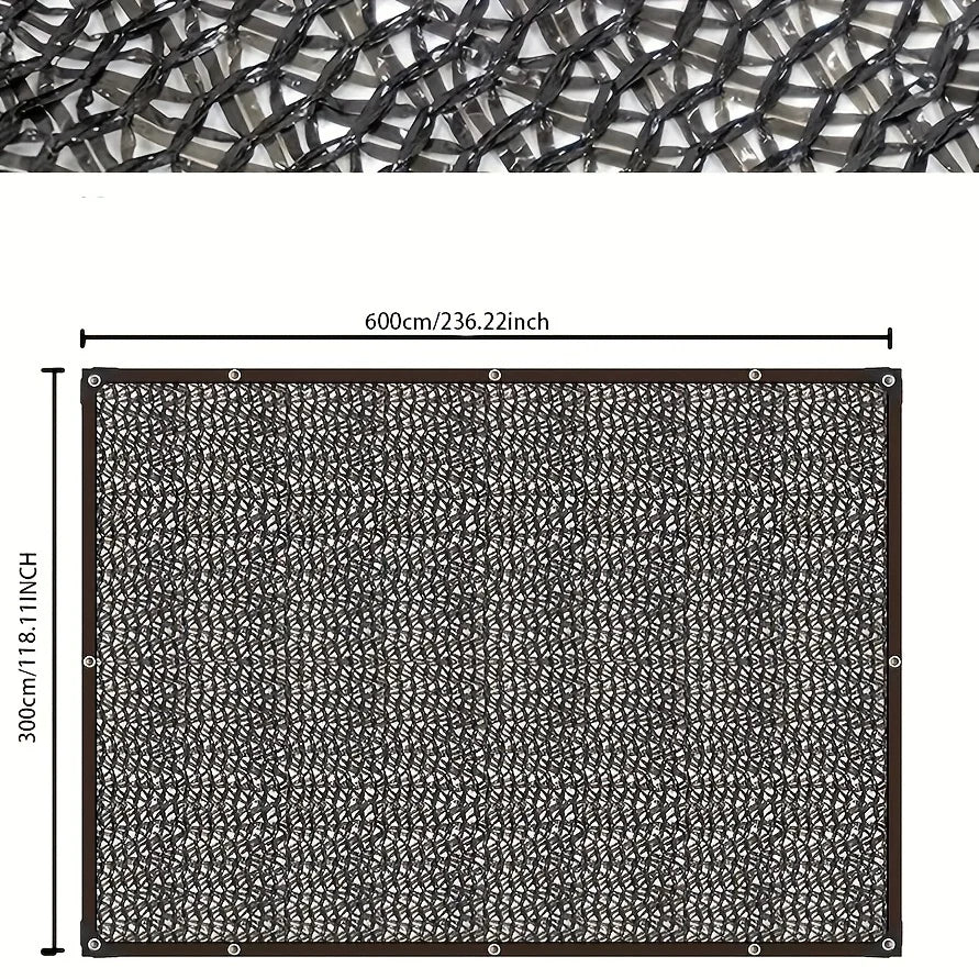 Black Shade Cloth Sunblock Mesh Cover