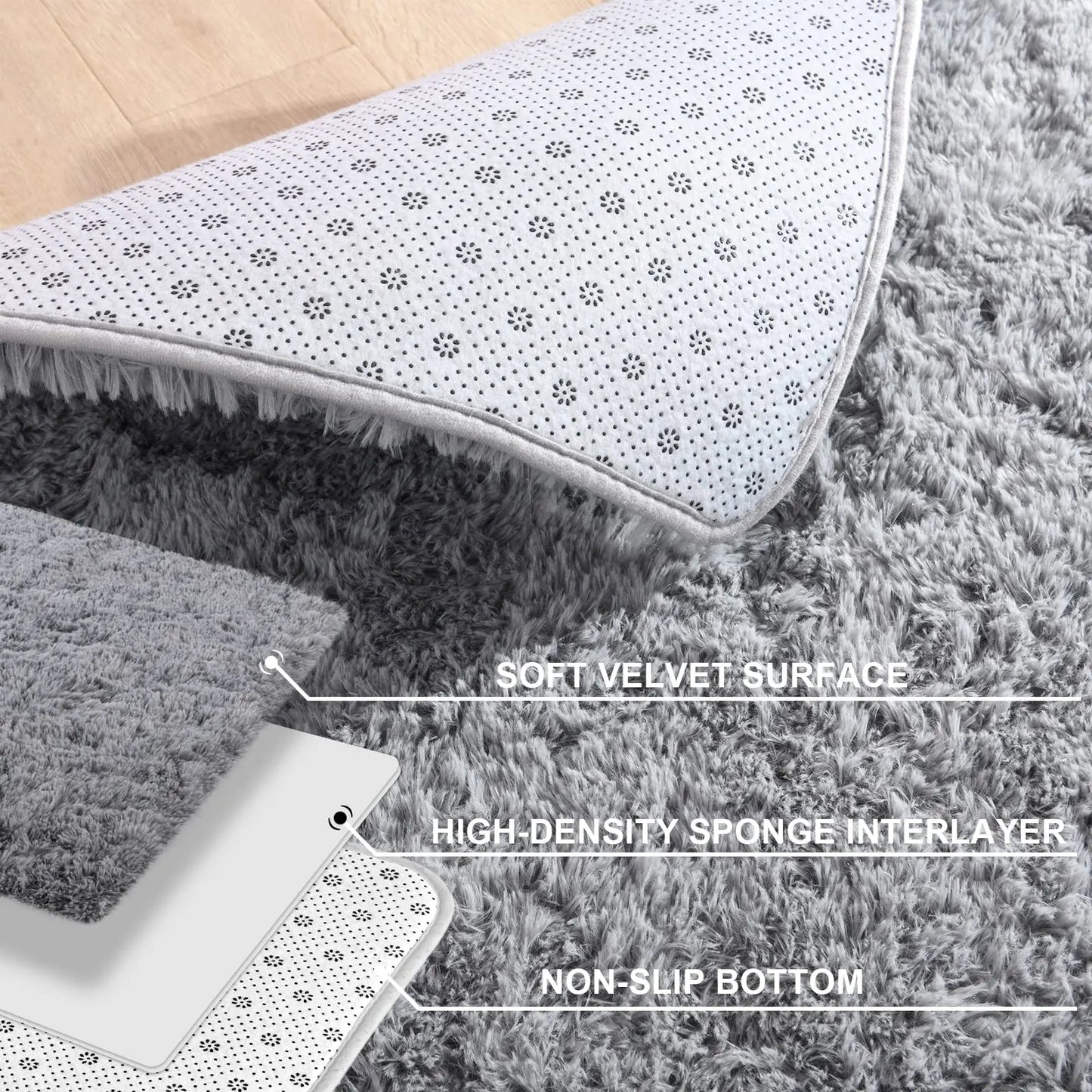 Anti Slip Plush Carpet