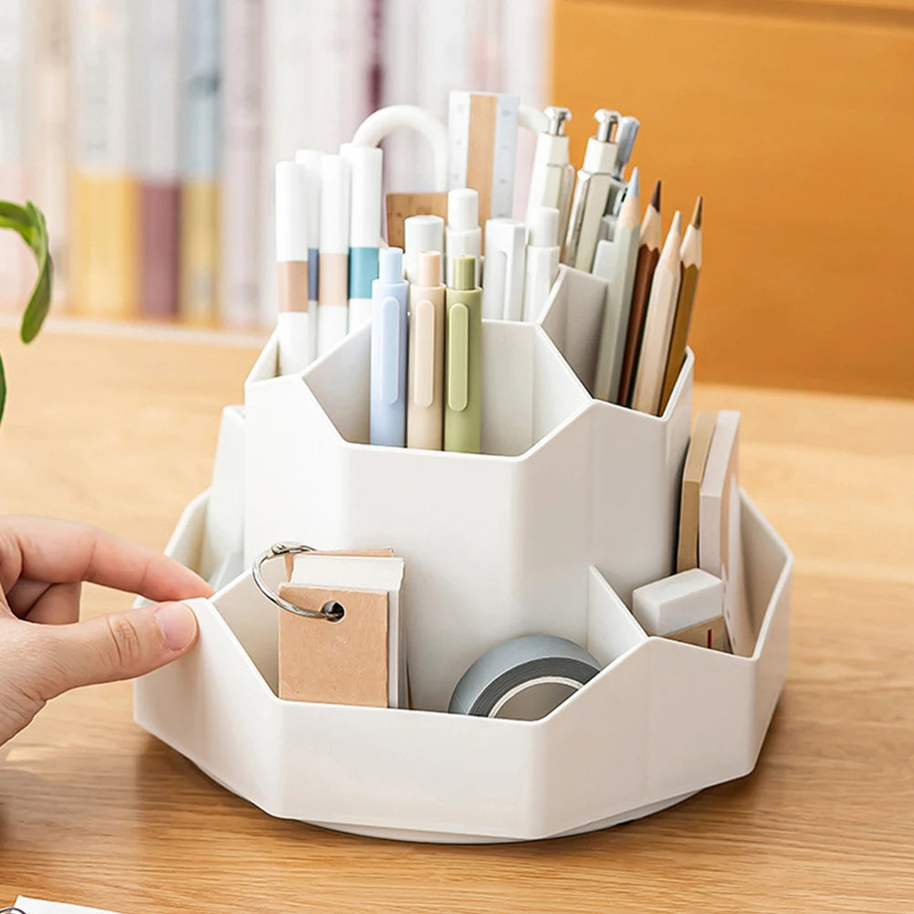 Rotatable Pencil Stand Stationery Organizer