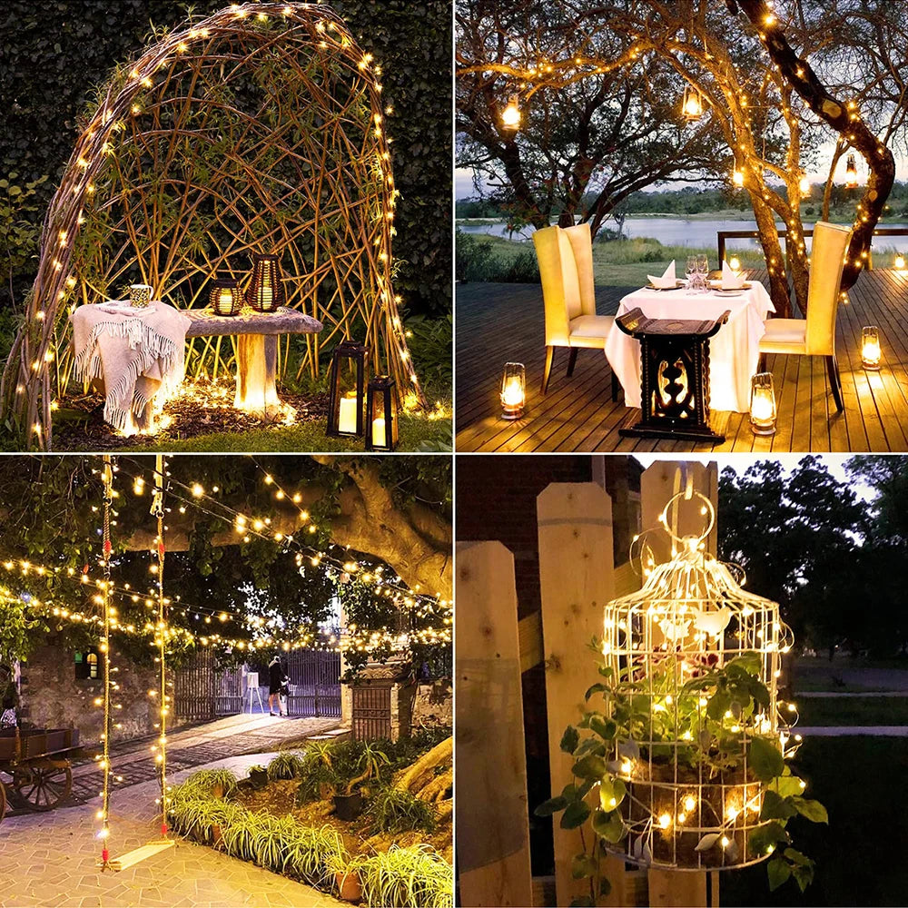 Outdoor Path Garlands Lamp Street Lights