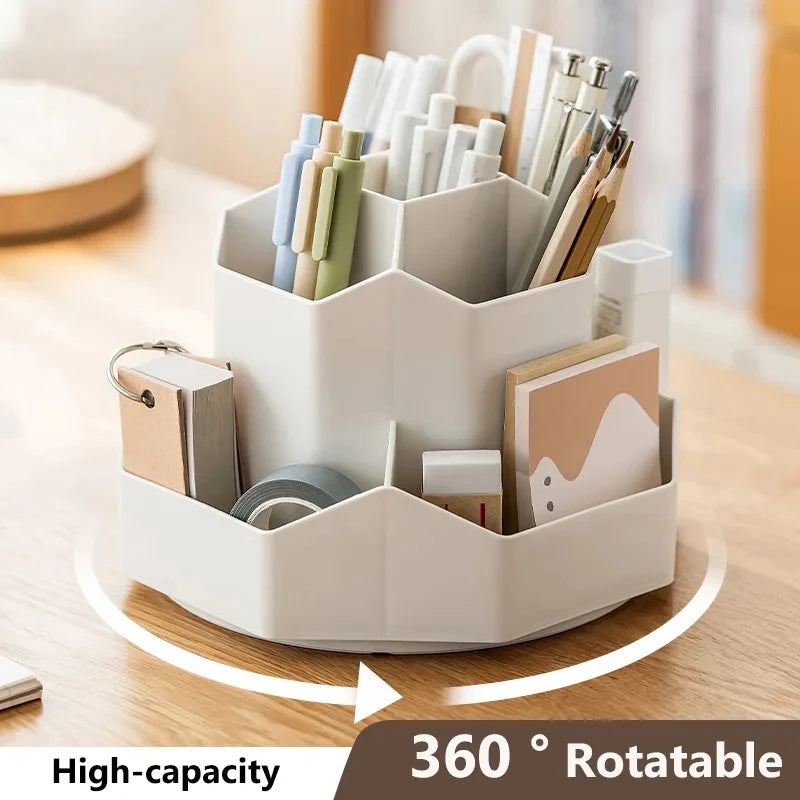 Rotatable Pencil Stand Stationery Organizer