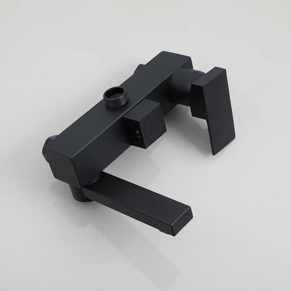 KEMAIDI Rainfall Bathroom Shower Faucet Set