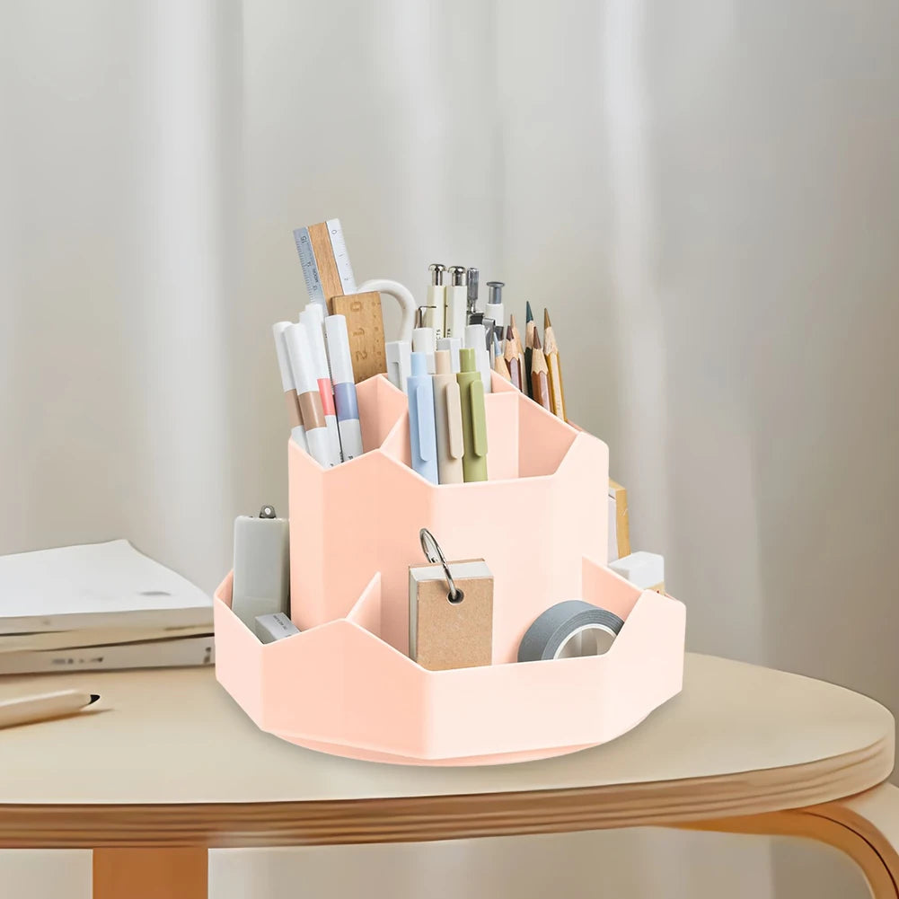 Rotatable Pencil Stand Stationery Organizer