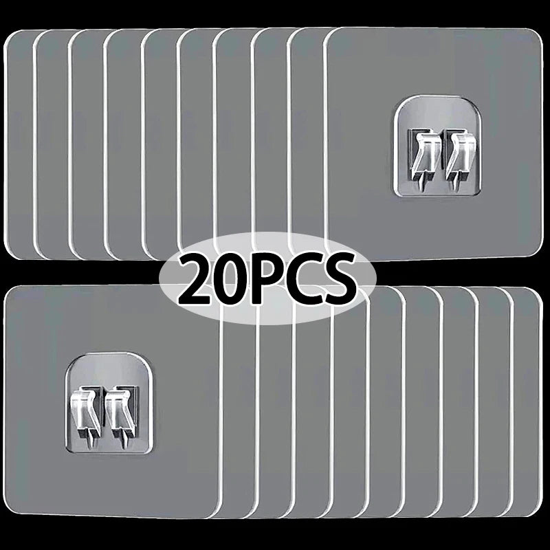 Transparent  Hanging Shelf Hooks