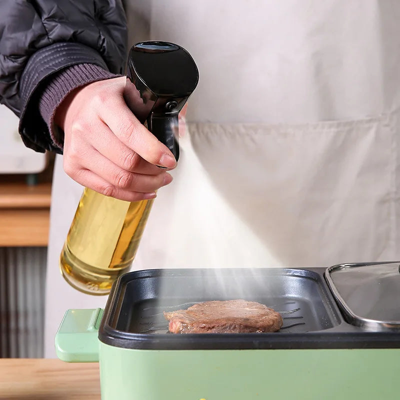 Transparent Kitchen Oil Spray Bottle