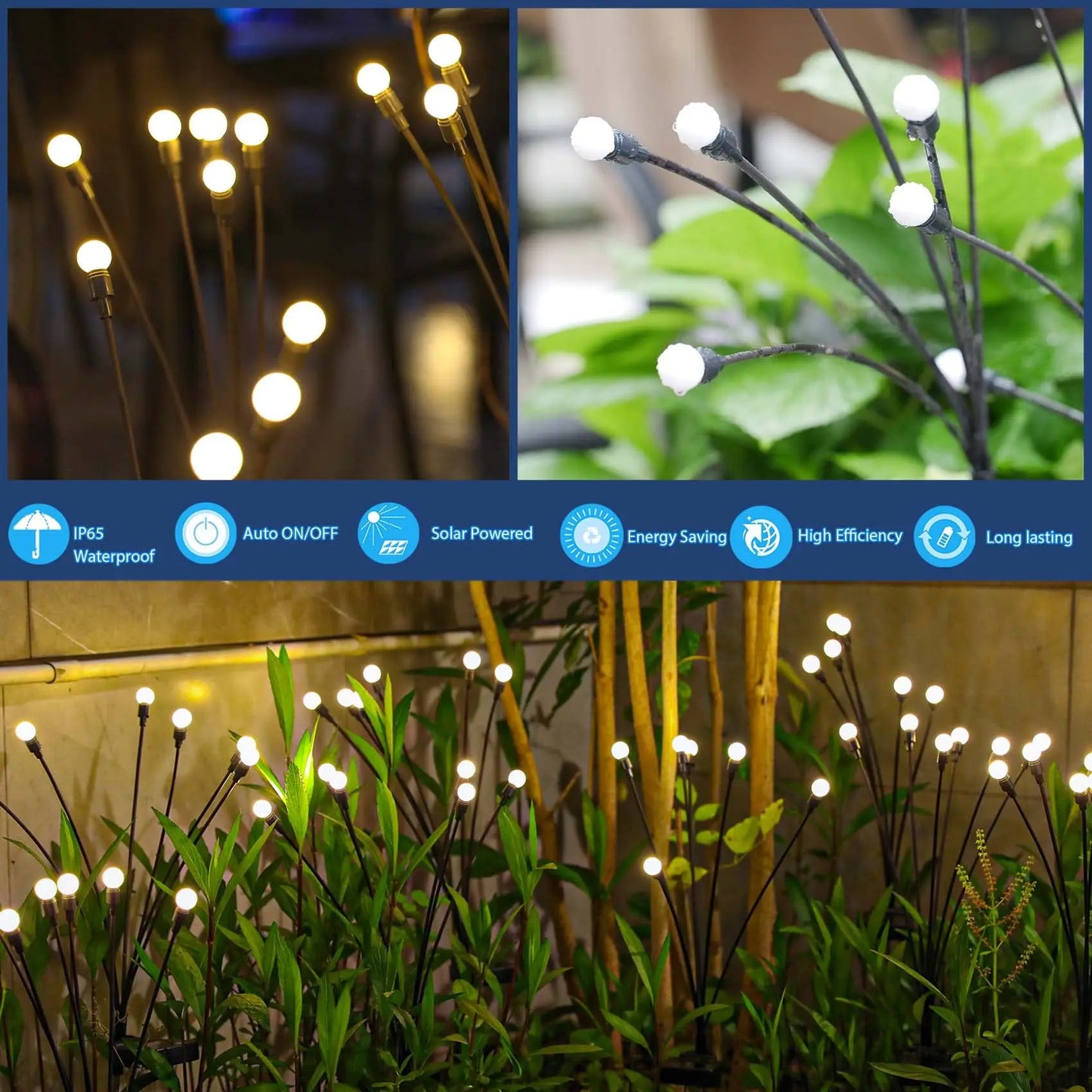 Powered Garden Firefly Lights